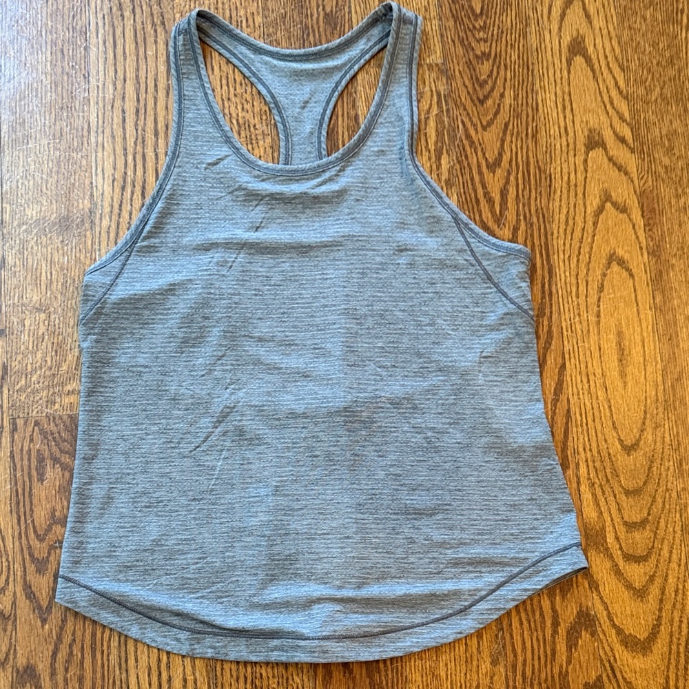 Lululemon Gray loose fit Racerback Tank Top